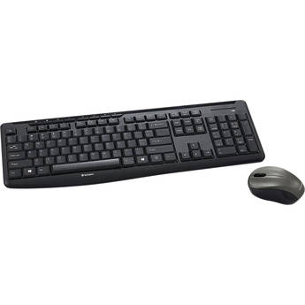 Verbatim Silent Wireless Mouse and Keyboard (Black)