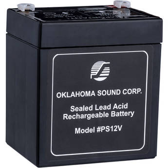 Oklahoma Sound PS12V 12V/5amp Rechargeable Battery Pack (Black)