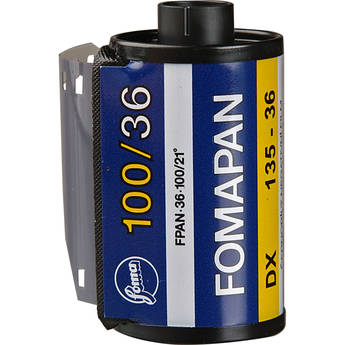 Foma Fomapan 100 Classic Black and White Negative Film (35mm Roll Film, 36 Exposures)