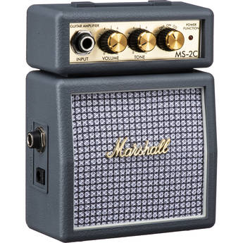 Marshall Amplification MS-2C Micro Amp - Mini Practice Amp (Vintage Gray)