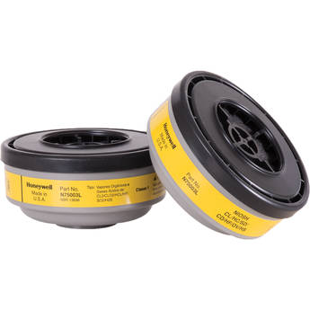 Honeywell Safety Products N75003L N Series Organic Vapor & Acid Gas Cartridge (2-Pack)