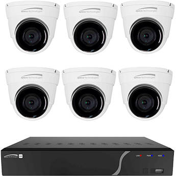 Speco Technologies 8-Channel 5MP NVR with 2TB HDD & 6 x 5MP Outdoor Network Turret Cameras