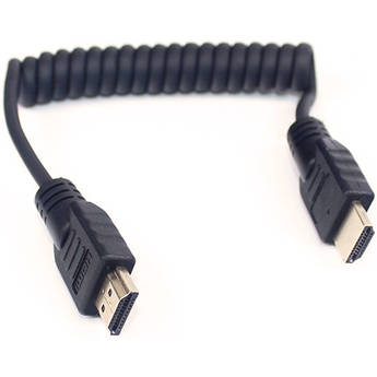 LanParte Coiled High-Speed HDMI Cable (11.8 to 21.7")