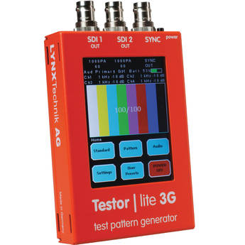 Lynx Technik AG PTG 1802 Testor | lite 3G-SDI Test Pattern Generator