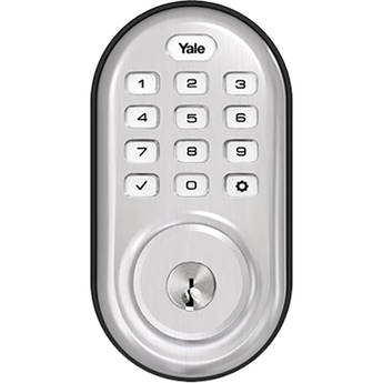 Yale Real Living Assure Lock Push-Button Deadbolt (Satin Nickel) with Connected by August