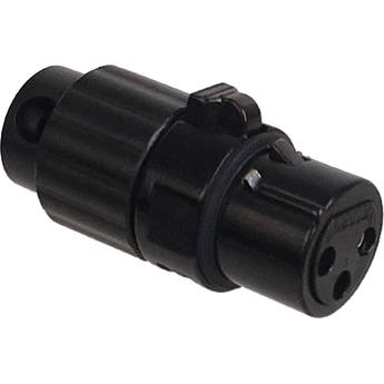 Switchcraft AAA Series Low Profile, 3-Pin Right-Angle XLR Female Connector (Black)