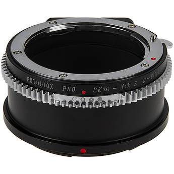 FotodioX Pentax K Lens to Nikon Z-Mount Camera Pro Lens Adapter