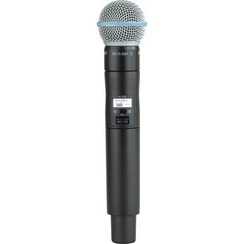 Shure ULXD2/B58 Digital Handheld Wireless Microphone Transmitter with Beta 58A Capsule (J50: 572 to 608 + 614 to 616 MHz)