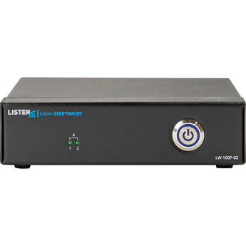 Listen Technologies LW-100P-02 Listen Everywhere 2-Channel Wi-Fi Server