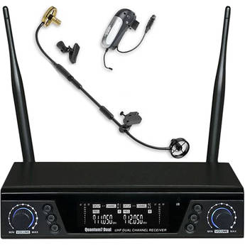 AMT Q7-Ta6 Dual-Channel Q7 Receiver and Single Transmitter Wireless System for Tenor, Alto, Bari, and Soprano Sax (900 MHz)