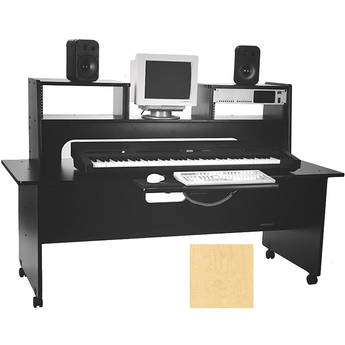 Omnirax Workstation Desk 30 Deep Maple Wdfdmp B H