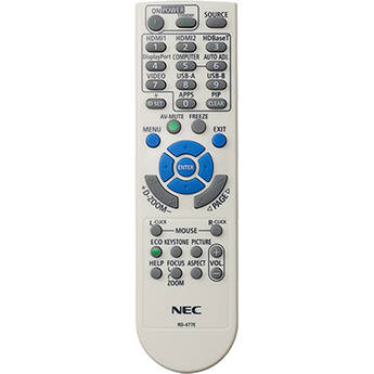 NEC Replacement Remote Control