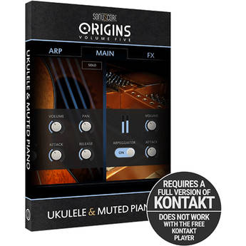 SONUSCORE Origins Volume 5: Ukulele and Muted Piano Virtual Instrument Library (Download)
