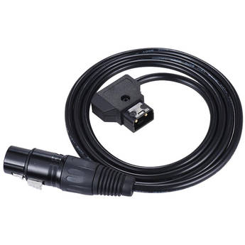 ARRI 12V Battery Power Cable D-Tap to 4-Pin XLR (5')