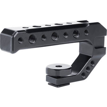 Video Film Making UURig R008 Camera/DSLR Top Handle ARRI Hole Connection Grip for Sony A6400 6300 Camera Cage Metal Low Angle Shots 4 Cold Shoe Mount Microphone 15MM NATO Rail Rod Clamp Tube Hole 