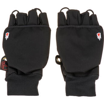 The Heat Company Heat 2 Softshell Mittens/Gloves (Size 10, Black)