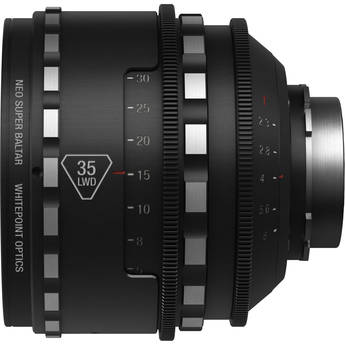 Whitepoint Optics 35mm Neo Super Baltar Lens with PL Mount (Imperial Scale, Long Working Distance)
