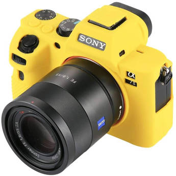 Amzer Soft Silicone Protective Case for Sony a7 II, a7R II & a7S II Cameras (Yellow)
