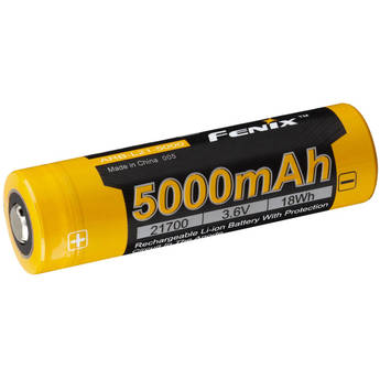 Fenix Flashlight 21700 Rechargeable Li-Ion Battery (3.6V, 5000mAh)