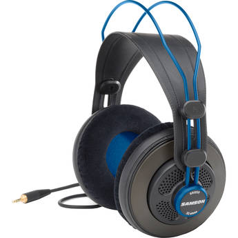 Samson SR850B Semi-Open Studio Headphones (Blue)