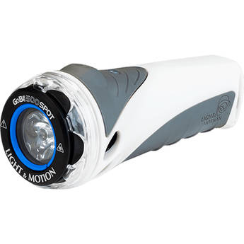 Light & Motion GoBe S 500 Spot Waterproof Flashlight (Black/White)