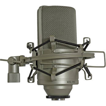 MXL 990 Large-Diaphragm Cardioid Condenser Microphone (Champagne)