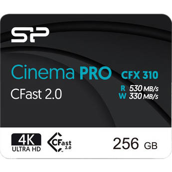Silicon Power 256GB Cinema PRO CFX 310 CFast 2.0 Memory Card