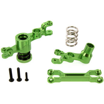 Atomik RC Alloy Steering Bellcrank Assembly for Traxxas X-Maxx (Green)