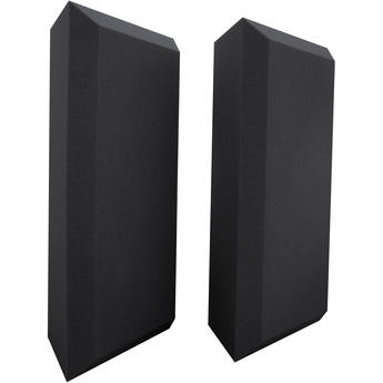 Ultimate Support UA-BTB-24 2 Bevel-Style Acoustic Bass Traps (12 x 12 x 24", Charcoal, Pair)