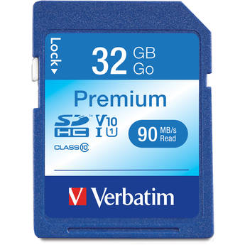 Verbatim 32GB Premium UHS-I SDHC Memory Card