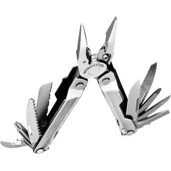 Leatherman Rebar Multi-Tool with Leather Box (Stainless)