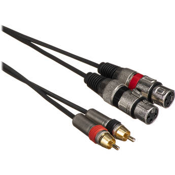 Pyle Pro PPRCX05 Dual RCA Male to Dual XLR Female Audio Cable 5' (1.52 m)