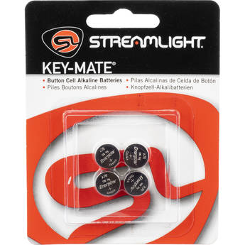 Streamlight LR44 Alkaline Batteries for Key-Mate LED Flashlight (4-Pack)