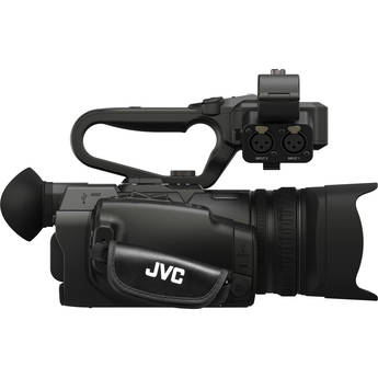 JVC GY-HM250 UHD 4K Streaming Camcorder with Built-in Lower-Thirds Graphics