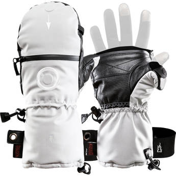 The Heat Company SHELL Mittens (Size 6, White)