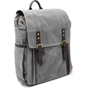 ONA The Camps Bay Backpack (Smoke, Canvas/Leather)