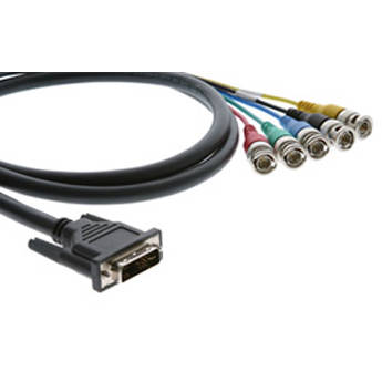 Kramer DVI-A Male to Five-BNC Male Breakout Cable (10')