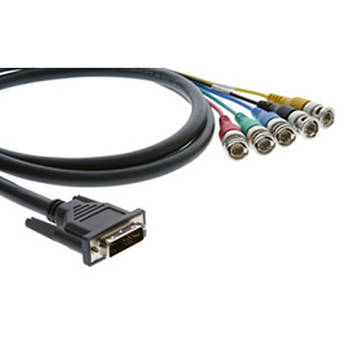 Kramer DVI-A Male to Five-BNC Male Breakout Cable (15')