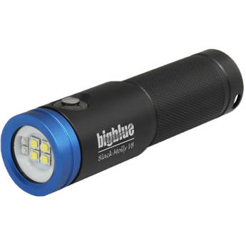 Bigblue VL4200PB Video Dive Light with Red and Blue Light Modes (Black)
