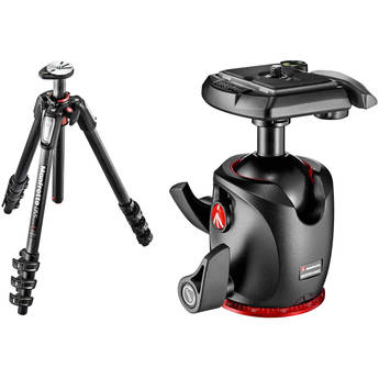 Manfrotto MT055CXPRO4 Carbon Fiber Tripod with MHXPRO-BHQ2 XPRO Ball Head with 200PL Quick Release System