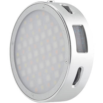 Godox Round Mini RGB LED Magnetic Light (Silver)