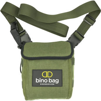 bino gear Bino Bag Case/Harness for Roof Prism Binoculars (Green)