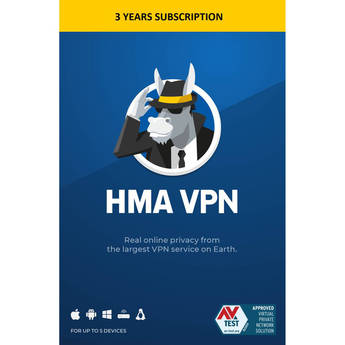 HMA VPN (3 Years / 5 Devices / Download)