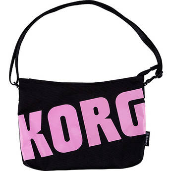 SEQUENZ Small, Light, Portable Multi-Purpose Bag/Satchel for Musicians with Pink Logo/Korg
