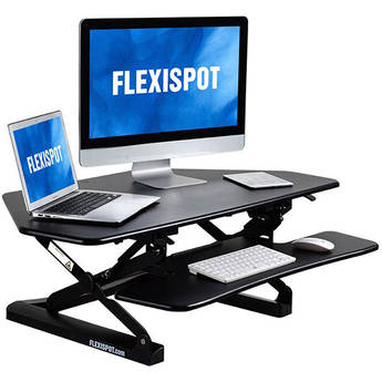 FlexiSpot 41" Sit-to-Stand Desk Riser (Black)