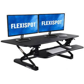 FlexiSpot ClassicRiser 47" Sit-Stand Desktop Workstation (Black)