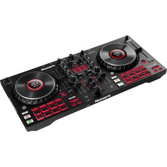 Numark Mixtrack Platinum FX 4-Deck Serato DJ Controller with Jog Wheel Displays and FX Paddles