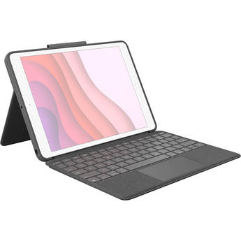 Logitech Combo Touch Backlit Keyboard Case for Apple iPad (7th/8th/9th Gen) (Graphite)