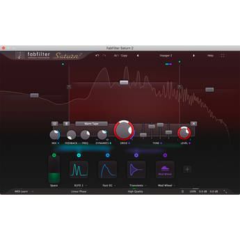 FabFilter Saturn 2 Saturation and Distortion Software (Download)