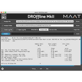 MAAT DROffline MkII Dynamic Range Measurement Software (Download)